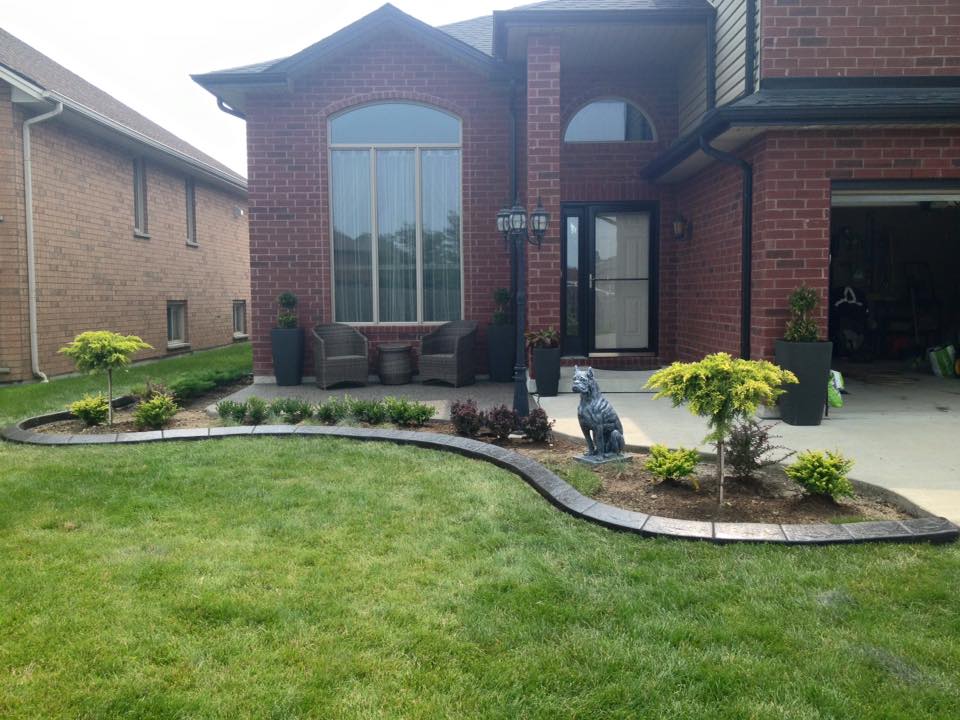 Stonebrook landscaping residential work.