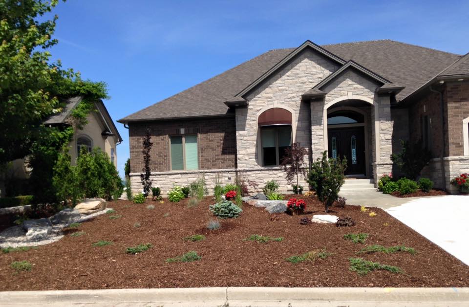 Residential sod and lawn work.